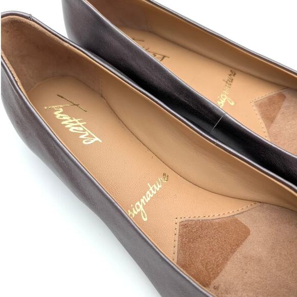 Trotters Signature Dressy Comfort Ballet Flats Silver Women's Size US8N EU39 - Picture 11 of 13